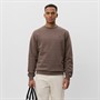 Les Deux Herre Core Kontrast Sweatshirt Mountain Grey Brown