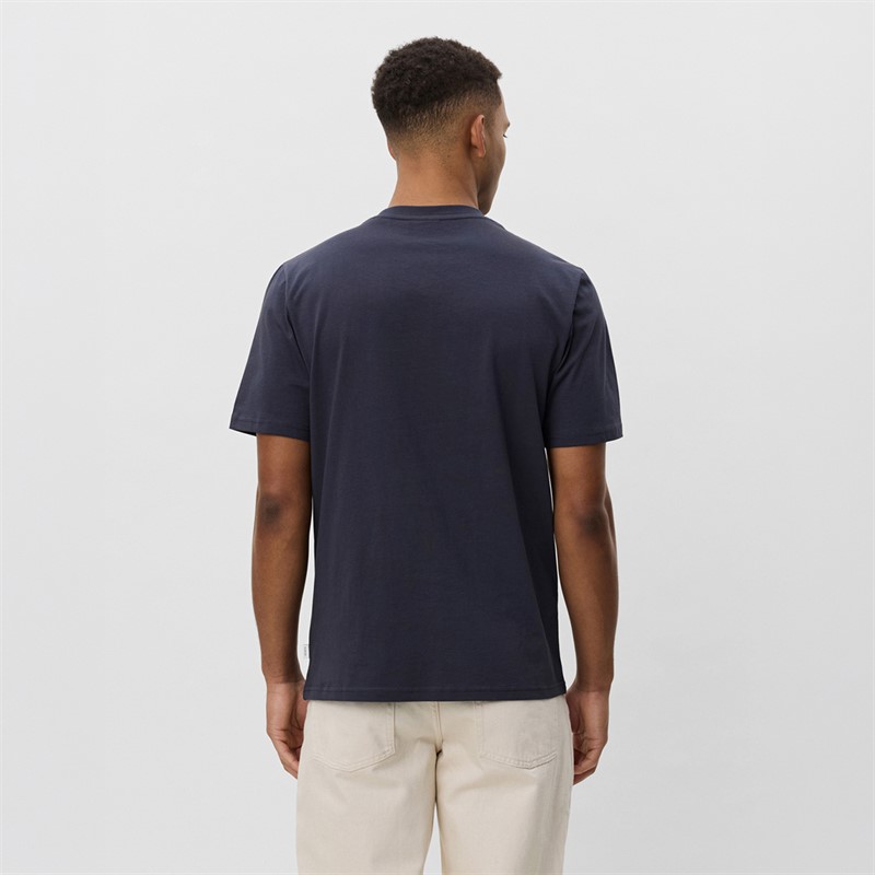 Les Deux Herre Core Kontrast T-shirt India Ink Blue