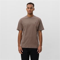Les Deux Herre Core Kontrast T-shirt Mountain Grey Brown