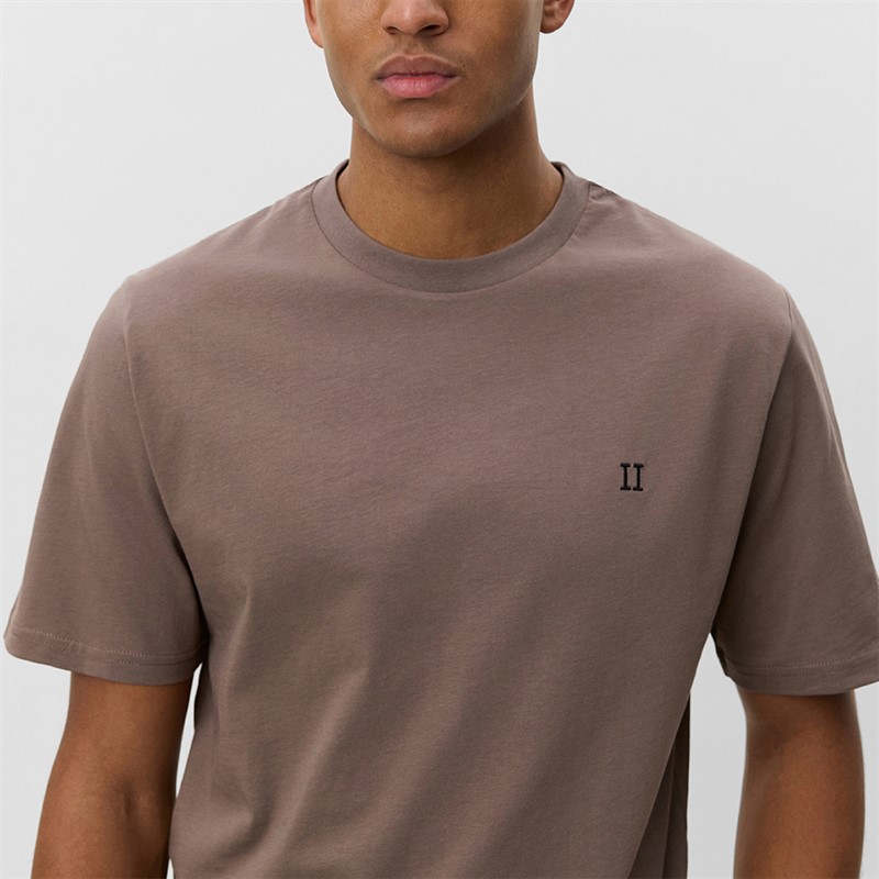 Les Deux Herre Core Kontrast T-shirt Mountain Grey Brown