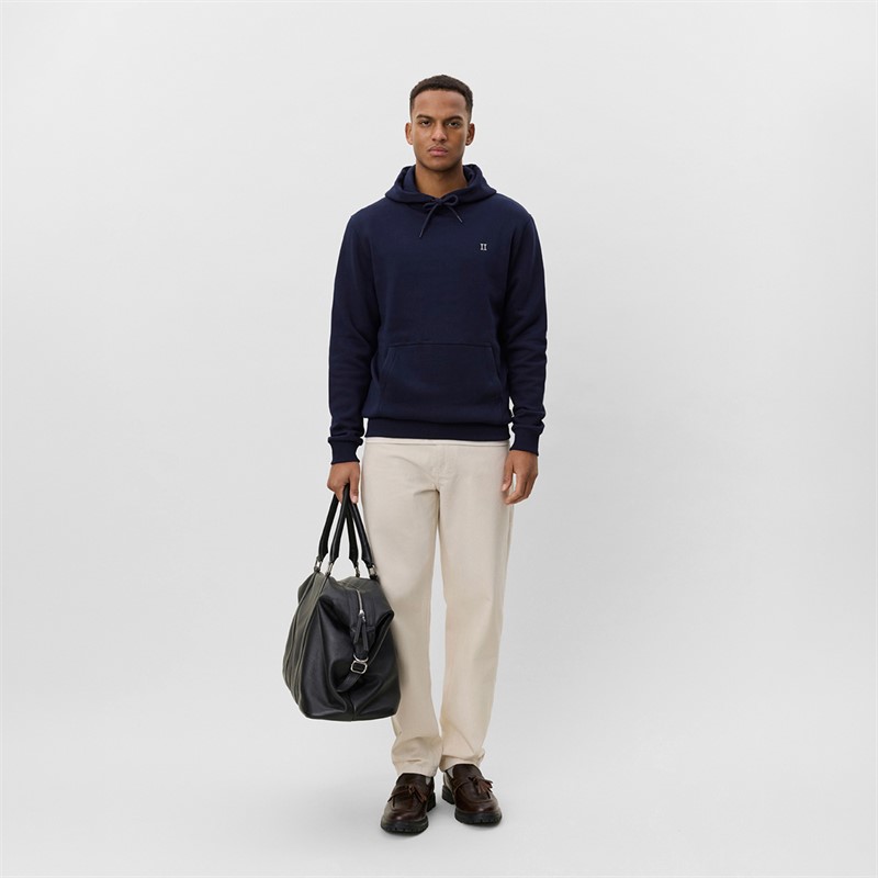 Les Deux Herre Core Kontrast Hættetrøje Dark Navy