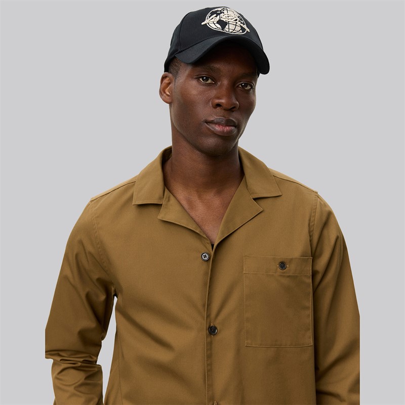 Les Deux Herre Jasper Heavy Twill Overshirt Dark Sand