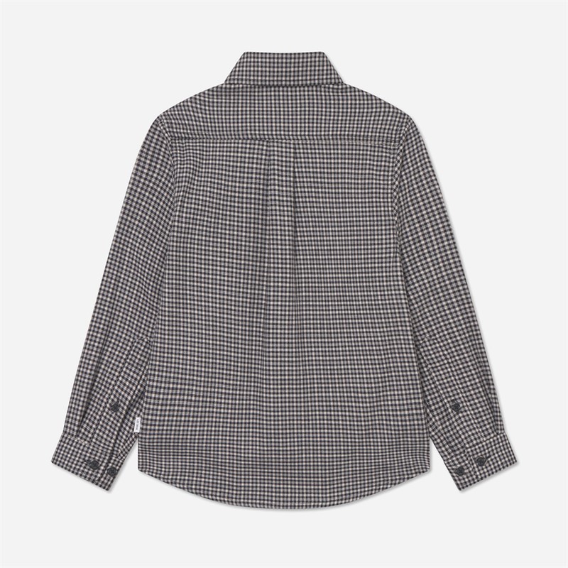 Les Deux Boys Konrad Check Flannel Shirt Gargoyle