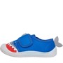 Buckle My Shoe Infant Boys Shark Bumper Canvas Pumps Blue