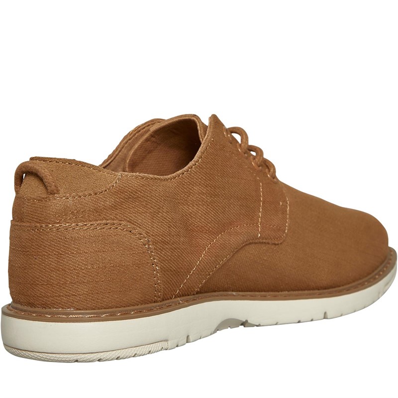 TOMS Mens Navi Oxford Shoes Brown