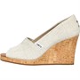 TOMS Womens Classic Wedge Sandals Natural