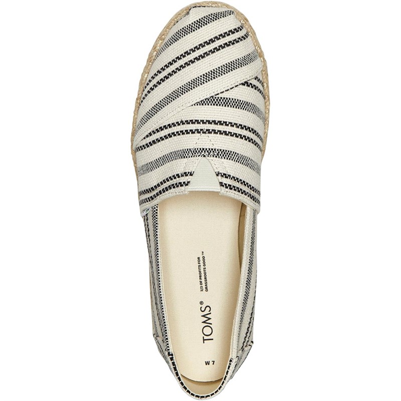 TOMS Womens Rope Espadrilles Natural