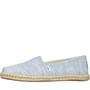 TOMS Womens Rope Espadrilles Light Blue