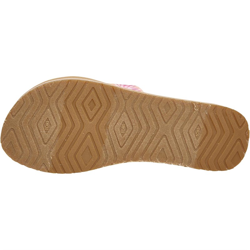 TOMS Womens Carly Sandals Pink