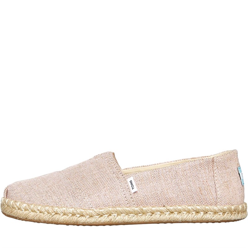 TOMS Womens Rope Espadrilles Pink