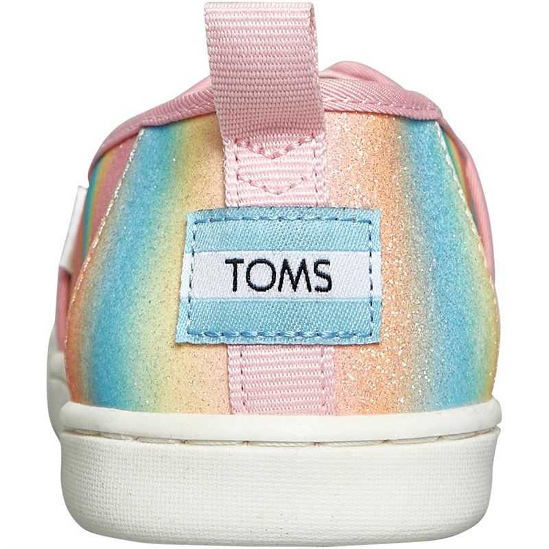 TOMS Girls Alpargata Espadrilles Pink