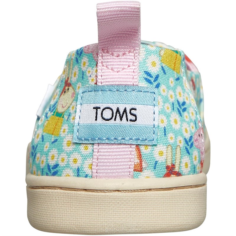 TOMS Girls Alpargata Espadrilles Green