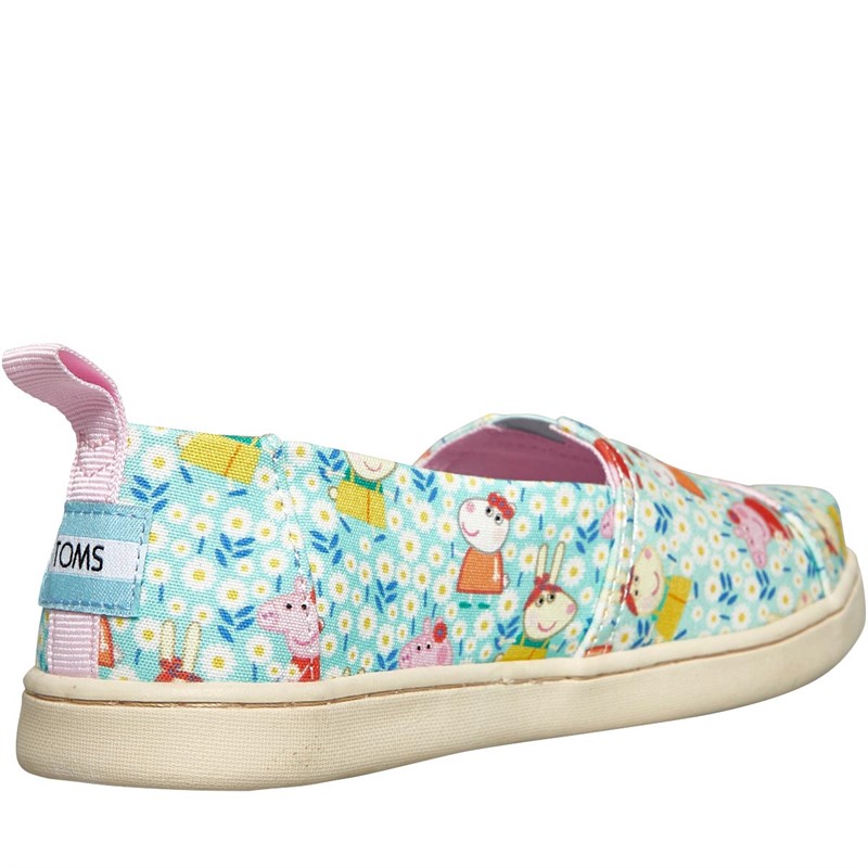 TOMS Girls Alpargata Espadrilles Green