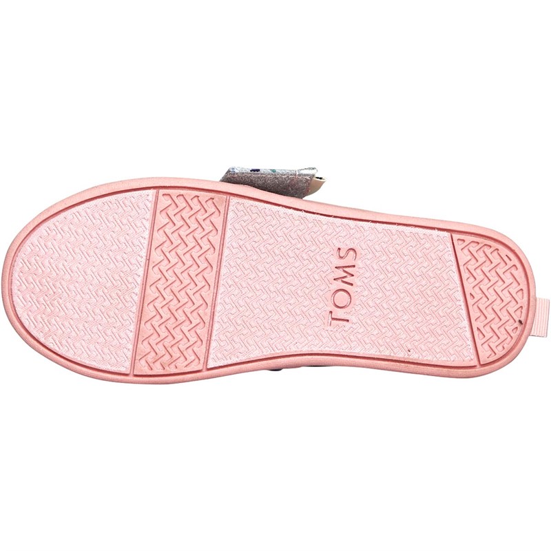 TOMS Infant Girls Alpargata Espadrilles Grey