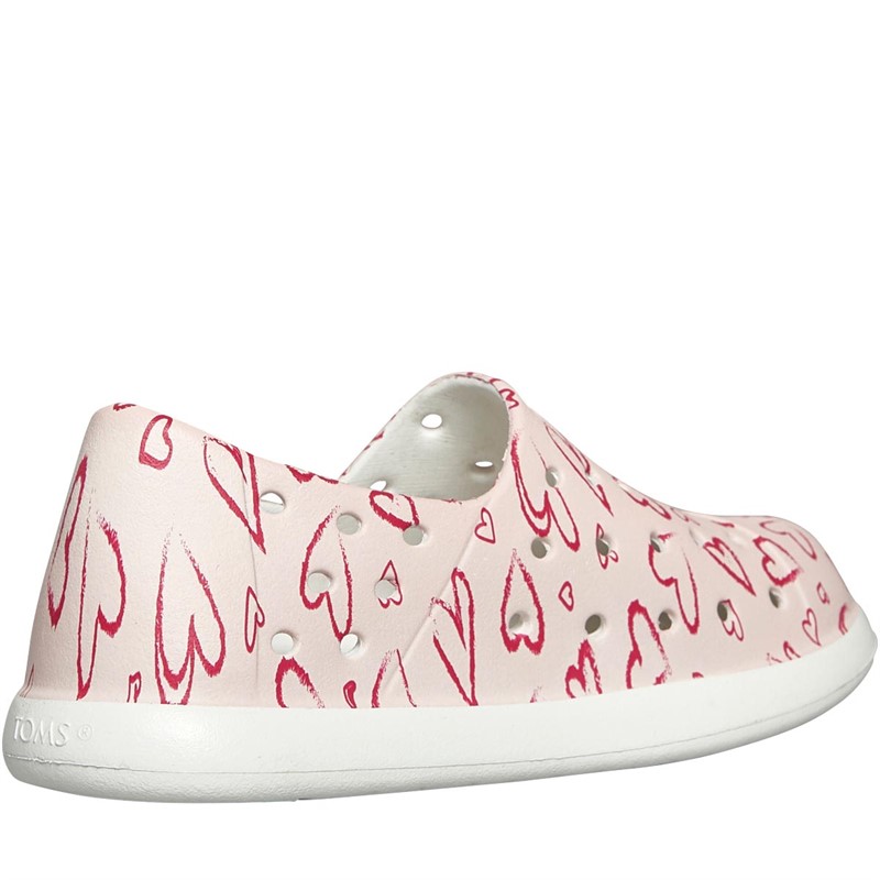 TOMS Girls Mallow Molded Trainers Pink