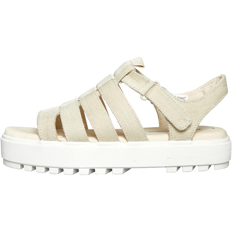 TOMS Womens Fisherman Lug Sandals Natural