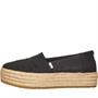 TOMS Womens Valencia Espadrilles Black