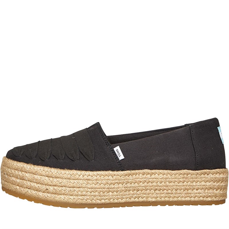 Buy TOMS Womens Valencia Espadrilles Black