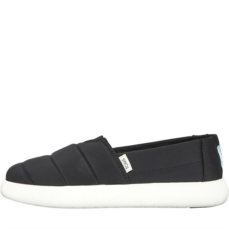 TOMS Womens Alpargata Malow Trainers Black