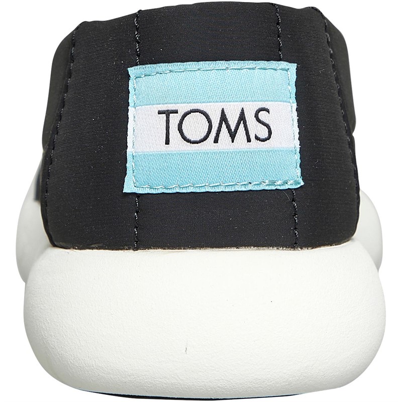 TOMS Womens Alpargata Malow Trainers Black