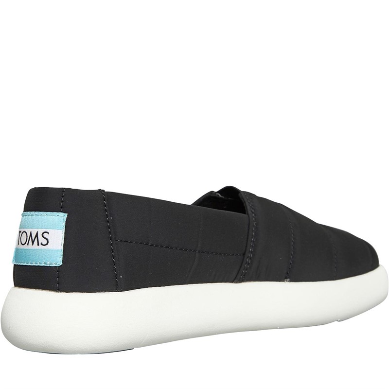 TOMS Womens Alpargata Malow Trainers Black