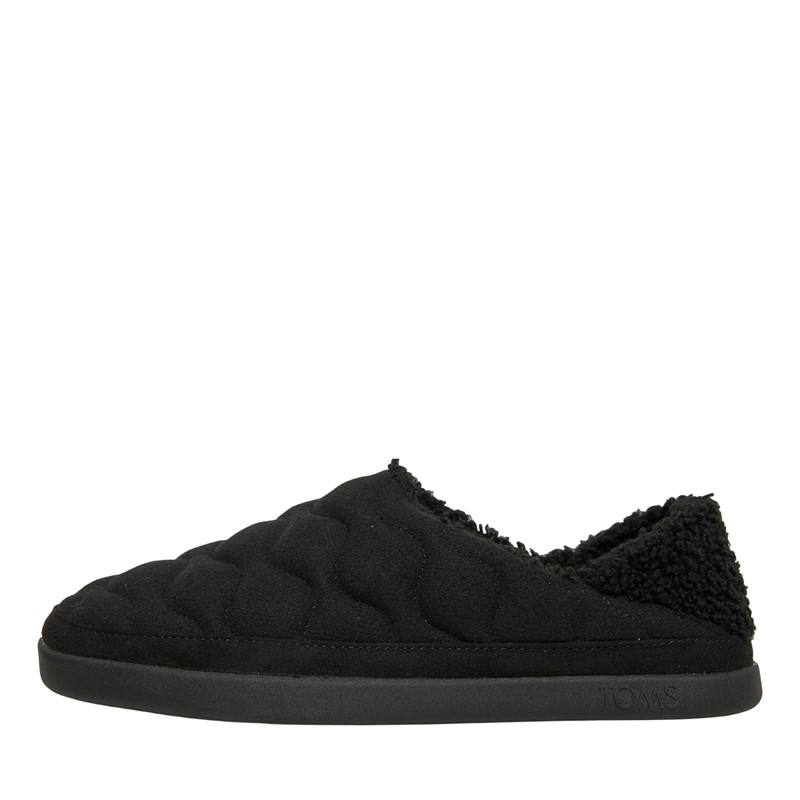 TOMS Womens Ezra Slippers Black