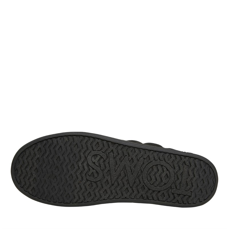 TOMS Womens Ezra Slippers Black