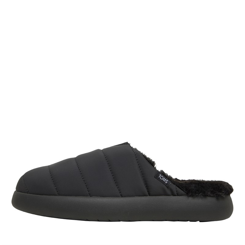 TOMS Womens Alpargata Malllow Mule Slippers Black