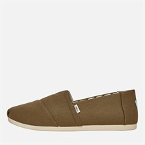 TOMS Herresko Canvas Alpargata Espadriller Militærgrøn