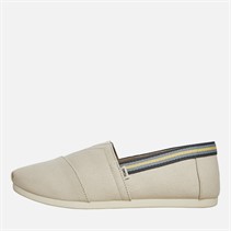 TOMS Heren Canvas Alpargata Espadrilles Birch Wit