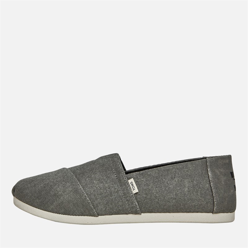 TOMS Herresko Canvas Espadriller Sort Distressed