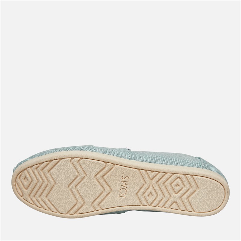 TOMS Womens Alpargata Classic Espadrilles Medium Green