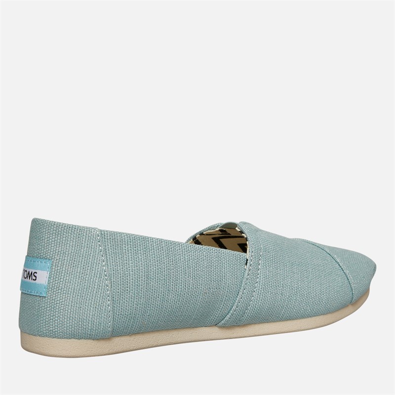TOMS Womens Alpargata Classic Espadrilles Medium Green