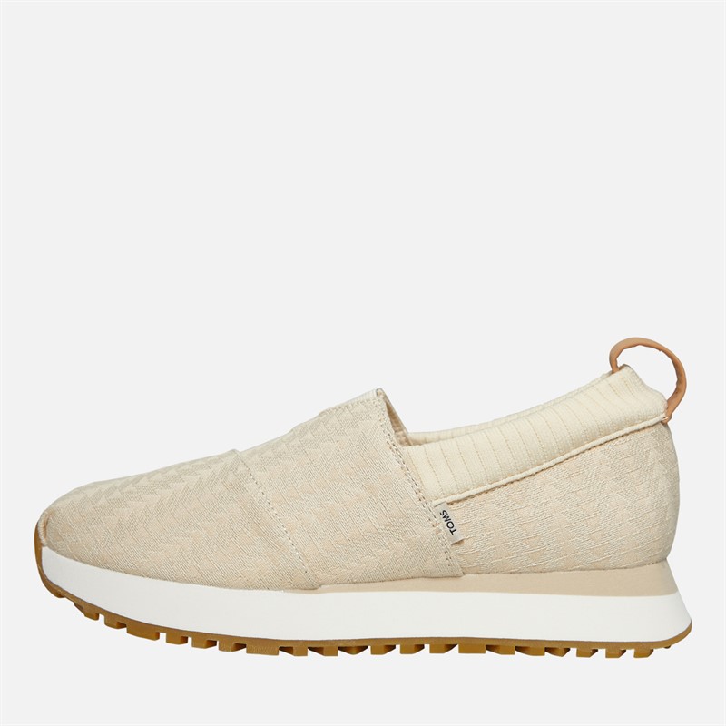 TOMS Womens Alpargata Resident 2.0 Trainers Natural - Size 4.5
