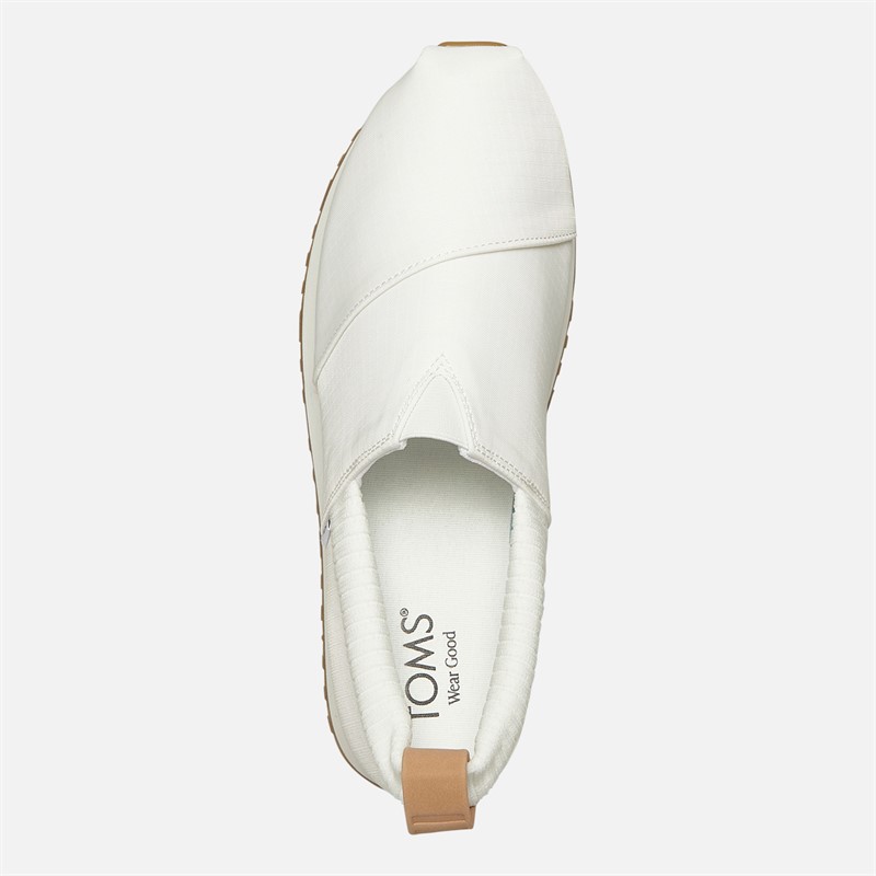 TOMS Womens Alpargata Resident 2.0 Trainers White