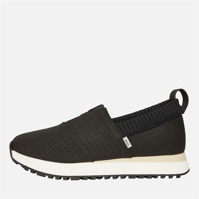 TOMS Womens Alpargata Resident 2.0 Trainers Black - Size 5.5