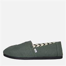TOMS Dame Canvas Alpargata Espadriller Medium Green