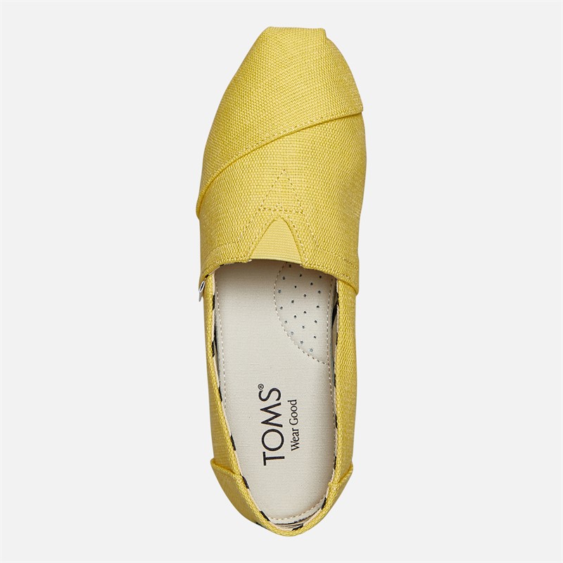 TOMS Damen Leinwand Alpargata Espadrilles Gelb