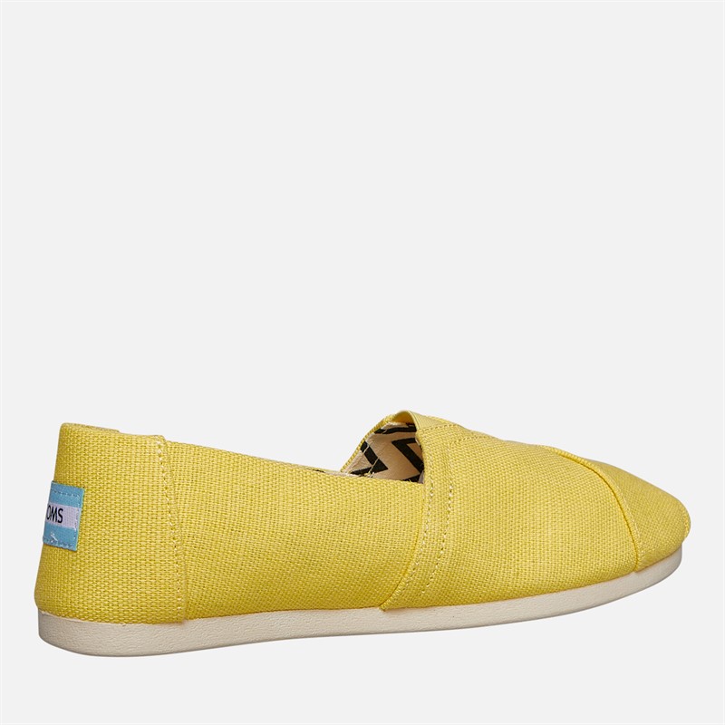TOMS Damen Leinwand Alpargata Espadrilles Gelb