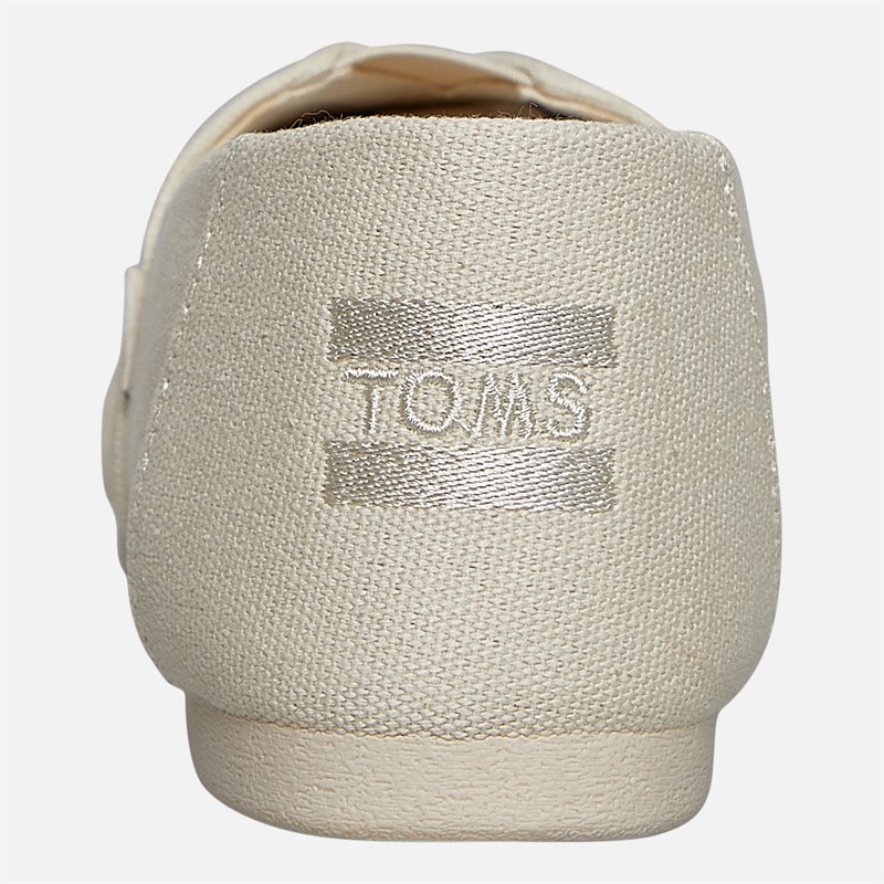 TOMS Damen Leinwand Alpargata Espadrilles Cream