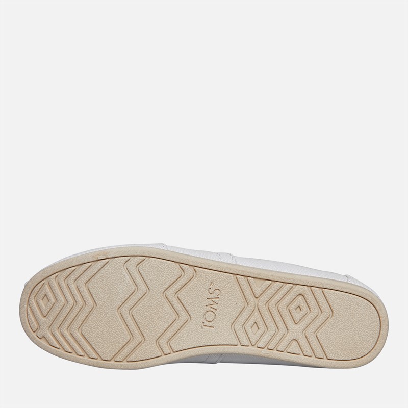 TOMS Mens Canvas Alpargata Espadrilles White