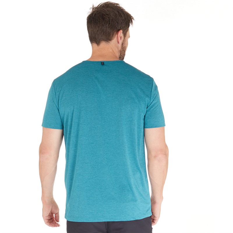 Jack Wolfskin Mens Pack And Go T-Shirt Blue Coral