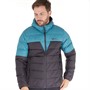 Jack Wolfskin Mens DNA Tundra Down Insulated Padded Hooded Jacket Blue Coral