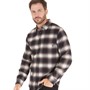 Jack Wolfskin Mens Wanderweg Checked Shirt Dark Oak Checks