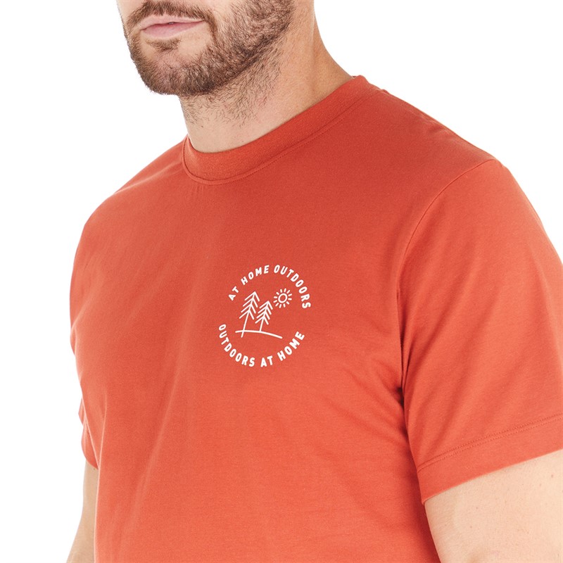 Jack Wolfskin Mens Freedom In Nature T-Shirt Mexican Pepper