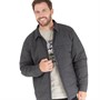 Jack Wolfskin Mens Pergamon Insulated Padded Over Shirt Phantom