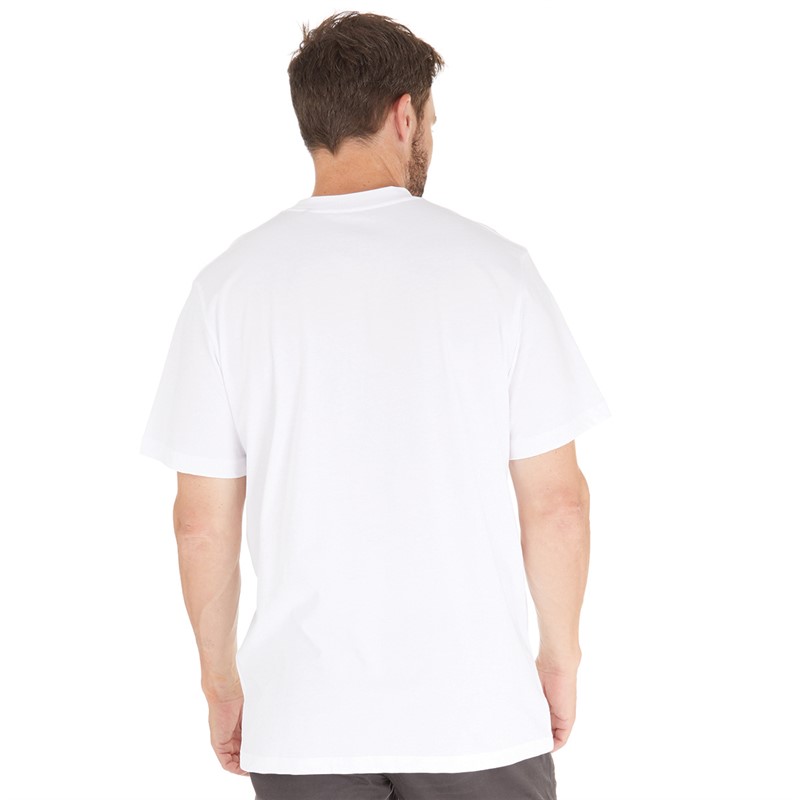 Jack Wolfskin Mens JW Mountain Trail T-Shirt White Rush