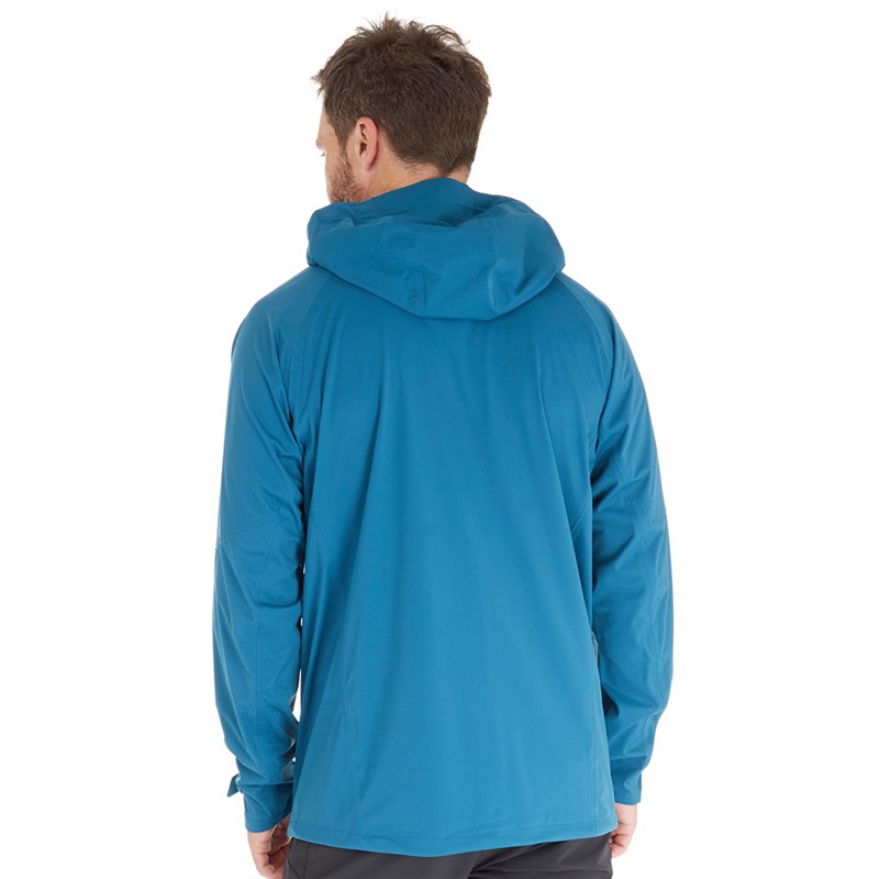 Jack Wolfskin Mens Koblat Texapore Pro 3 Layer Waterproof Jacket Blue Coral