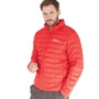 Jack Wolfskin Mens Pack And Go Down Insulated Padded Jacket Adrenaline Red