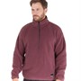Jack Wolfskin Mens Osloer 1/2 Zip Polartec Fleece Winter Grape